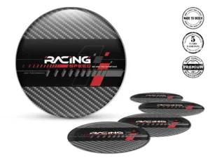 Raddekoration Premium Racing Luxus Plaketten Autos